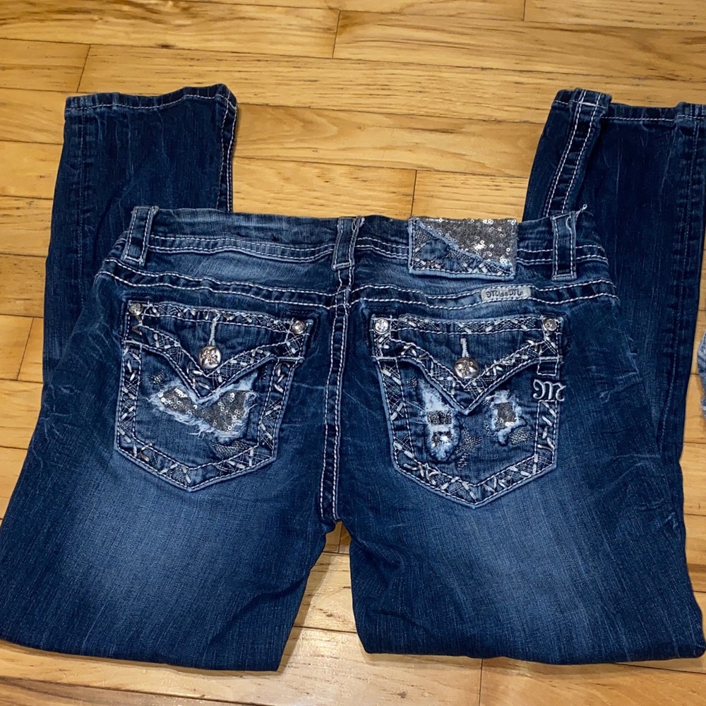 Miss Me Dark Blue Boot Cut Jeans